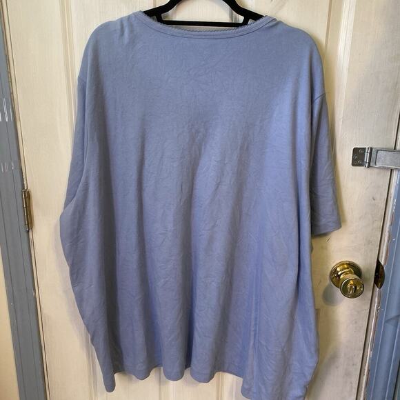 Vintage CST Sport Women Plus5X Blouse Top Shirt Purple Embroidered Mature Church - Picture 5 of 8